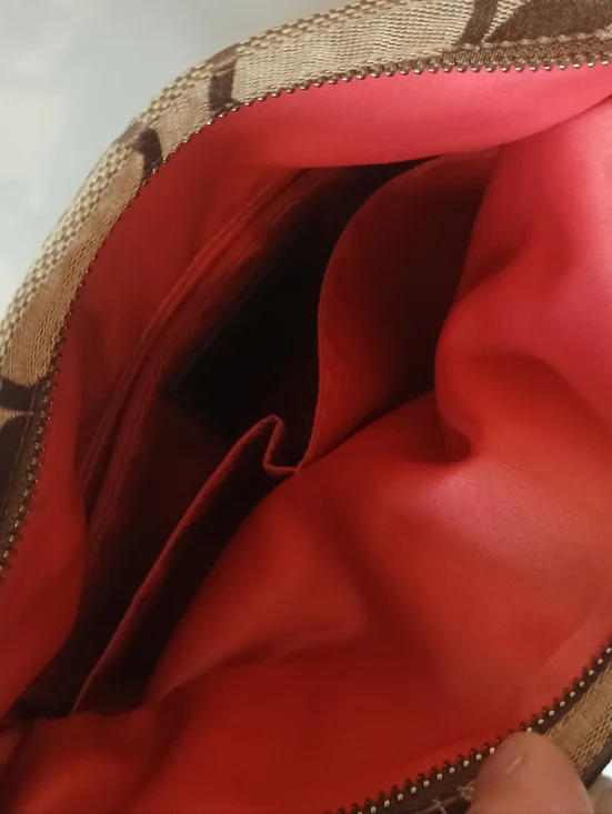 Y2K 90S VINTAGE COACH POPPYWomen’s Multicolor Logo-Pattern Shoulder Bag - Picture 5 of 8